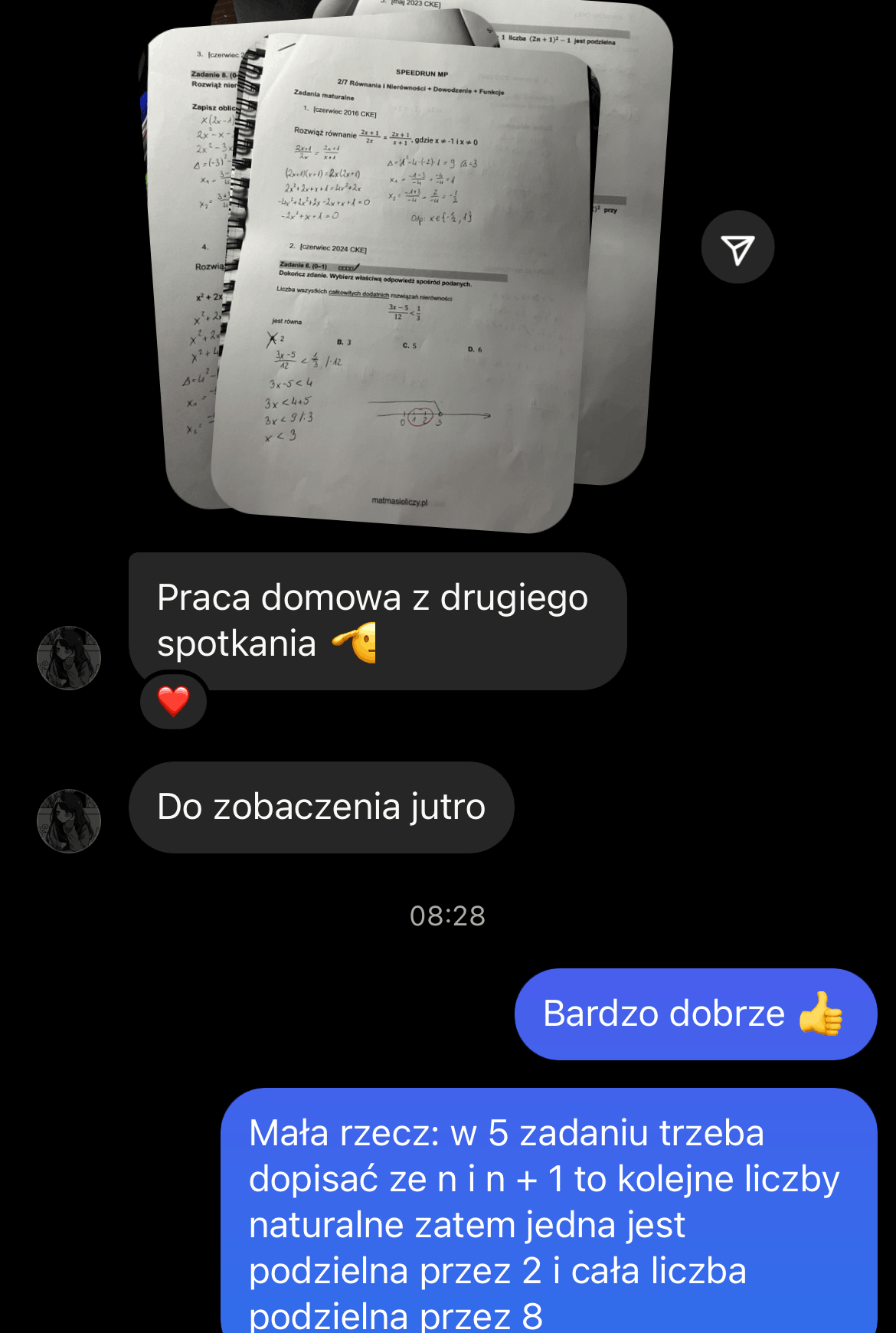 Sprawdzanie prac domowych 5